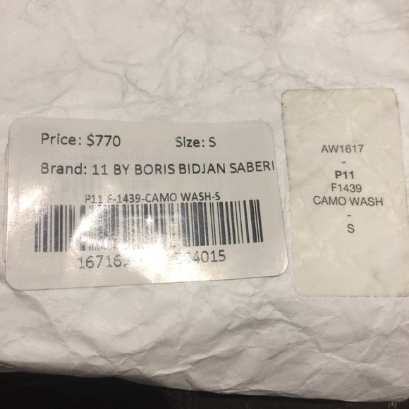 NWT 11 by Boris Bidjan Saberi Drop Crotch Pants - Picture 7 of 7